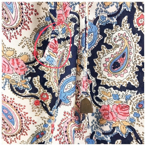 Bishop + Young Paisley Printed Romper Size Small - Picture 5 of 9